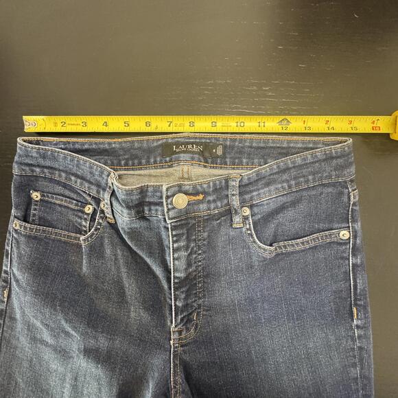 Lauren Ralph Lauren Straight Leg Dark Wash Denim Jeans Women’s 6 RN 41381 - Picture 7 of 12